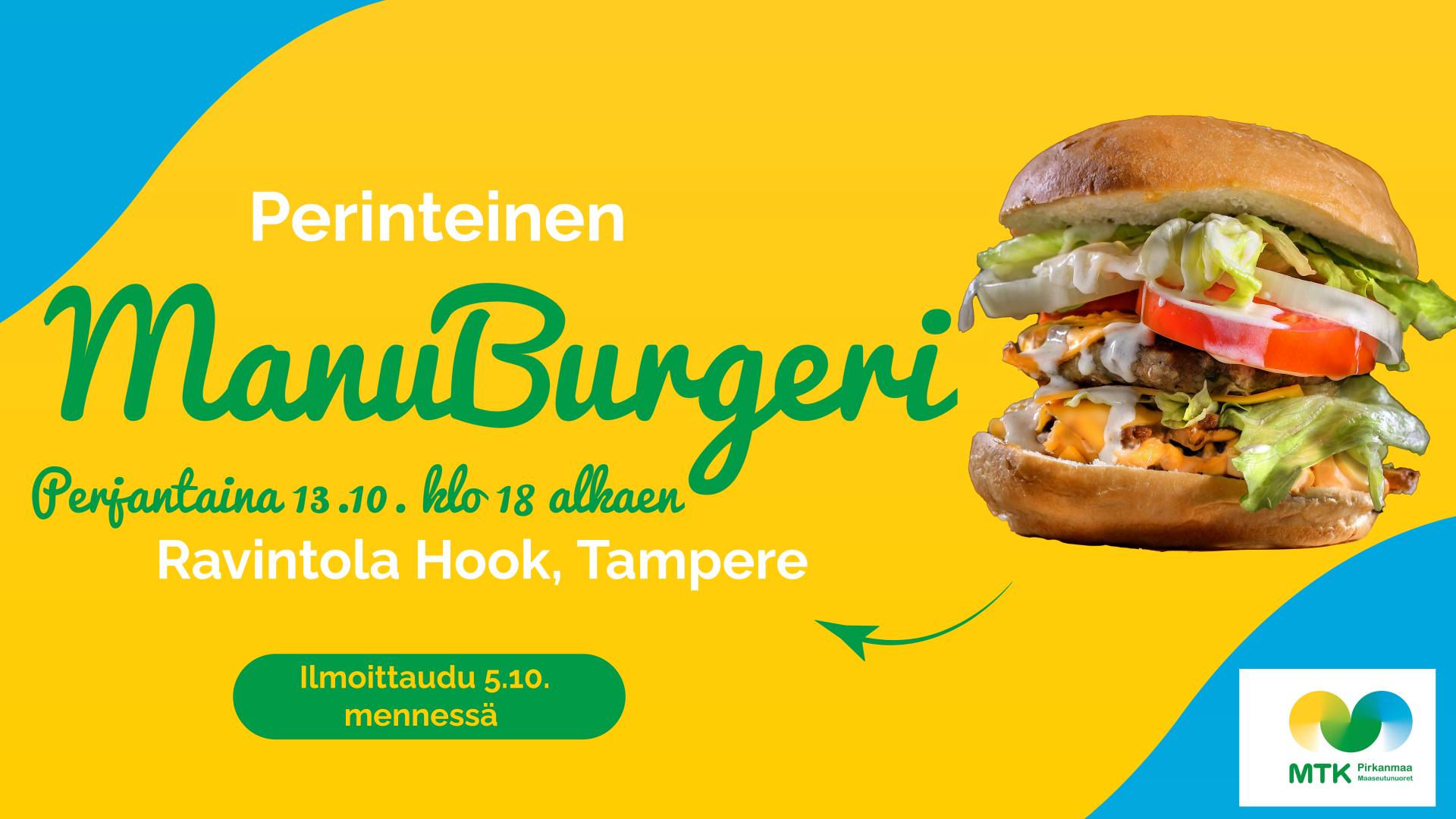 Pirkanmaan maaseutunuoret kutsuvat kaikki nälkäiset ja uteliaat Koneagrian jälkipuintiin Ravintola Hookiin!